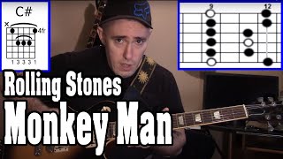 Rolling Stones - Monkey Man Guitar Lesson w/TABs Rolling Stones - Monkey Man Guitar Lesson w/TABs