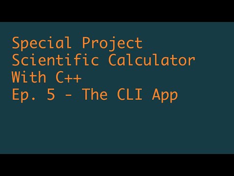 ASMR Coding Challenge - Scientific Calculator Episode 5 (The CLI App)