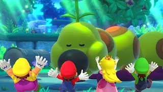Super Mario Party - Minigames - Wario vs Mario vs Luigi vs Peach