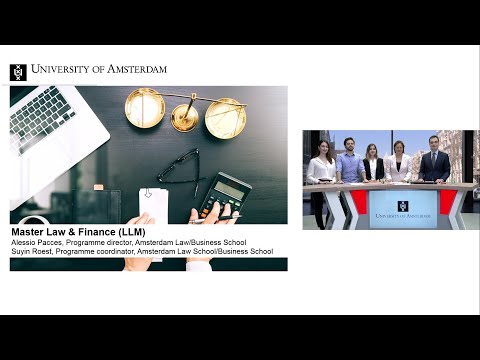 Webinar | Master Law & Finance (LLM) March 2019 | University of Amsterdam