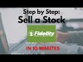 How to Sell a Stock in Fidelity