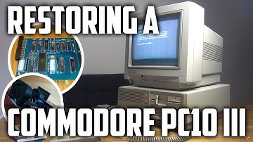 Restoring a Commodore PC10 III
