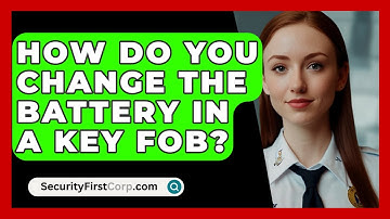 How Do You Change The Battery In A Key Fob? - SecurityFirstCorp.com