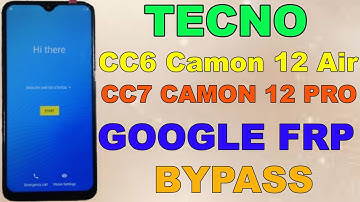 Tecno Camon 12 pro Frp Bypass. All Tecno Camon 11/12/13 Google FRP Bypass 2025.
