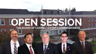 Board of County Commissioners Open Session November 7, 2024