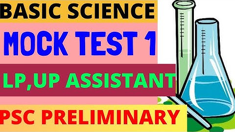 MOCK TEST-1 BASIC SCIENCE ||Lp up assistant coaching class ||psc preliminary || BOOKS TRICKS
