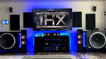 Classic THX Intro with Insane BASS 🔊 Crazy 16 Speaker Sound System with 2 33" Subs😳