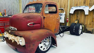 1951 Ford COE chassis run down