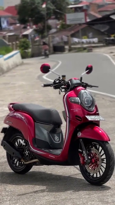 Scoopy merah gada lawan #modifikasi #honda #scoopy #modifikasimotor #modifikasi #nmax #aerox #vario