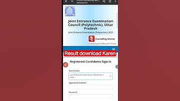 UP Polytechnic Result 2025 Out | Jeecup Result Download kase kre #jeecup_2025 #polytechnic #ytshorts