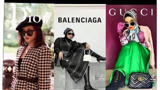 SuperModel Challenge tiktok Photoshoot//Gucci - Dior - Prada - Balenciaga