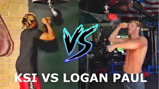 LOGAN PAUL vs KSI Speedbag Challenge