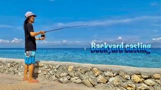 Fishing sa likod ng aming bahay | ASMR