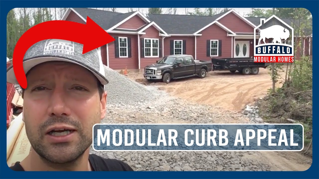 Modular home curb appeal, exterior design vs floor plan - YouTube