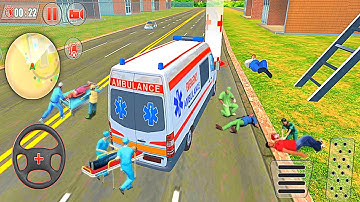Ambulance Robot Car Transform - Emergency Robot City Rescue Simulator - Android Gameplay