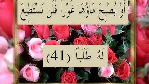 القرآن الكريم سورة الكهف الأية 41