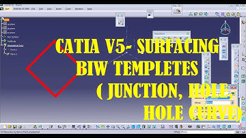 BIW TEMPLATES( JUNCTION ,HOLE)|| CATIA V5