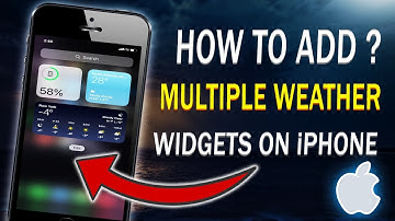 How to Add Multiple Weather Widget on iPhone (2024)