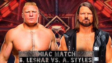 WWE 2K20 Universe Mode- Hell In A Cell Match Card