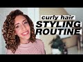 CURLY HAIR STYLING ROUTINE (ft. Innersense Organic Beauty)