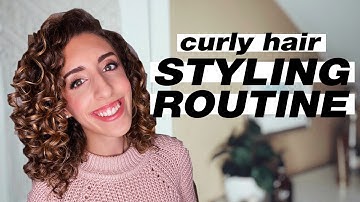 CURLY HAIR STYLING ROUTINE (ft. Innersense Organic Beauty)