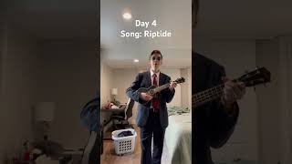 Day 4 of posting music til I go viral #ukulele #cover #music #riptide #song #viral