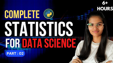 Statistics for Data science Full course (PART : 2) Free | Full statistics by Shambhavi | Fun with DS