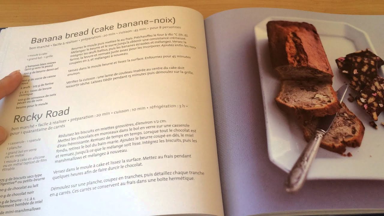 ASMR French/Français: Livre de Cuisine Desserts Anglais