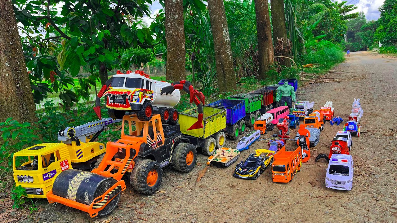 Box Full of Model Cars -Mazda Mx5, Koenigesgg Jesko, Lamborghini Scv12, Byd Yang Wang U8, Toyota Car