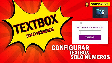 Permitir SOLO NÚMEROS en TextBox de Formulario en Excel VBA
