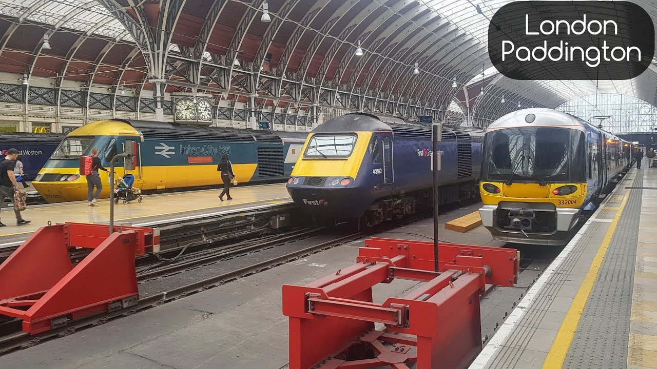 Great Western Railway - London Paddington Trainspotting - YouTube