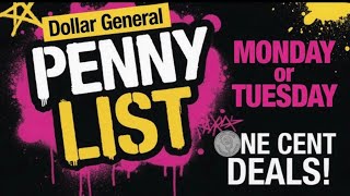 Dollar General Penny List July 11th Amazing News