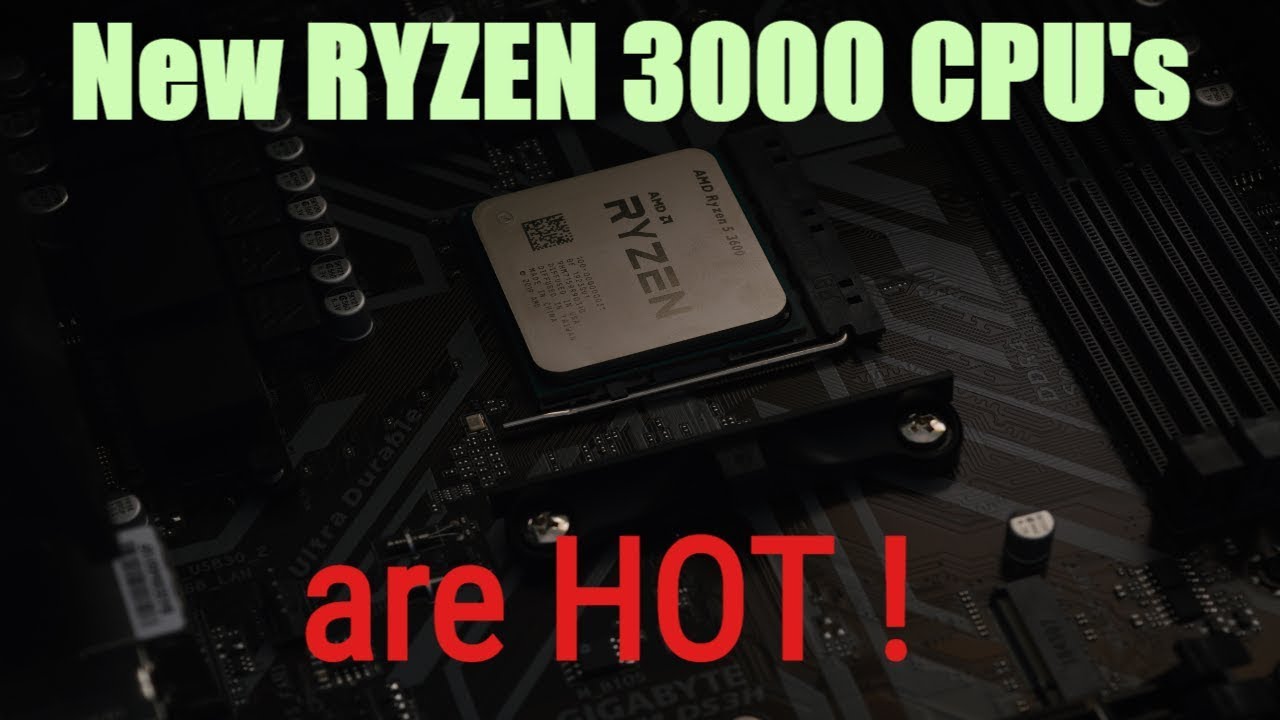Ryzen 3600 Temperature Test Stock vs liquid cooler YouTube