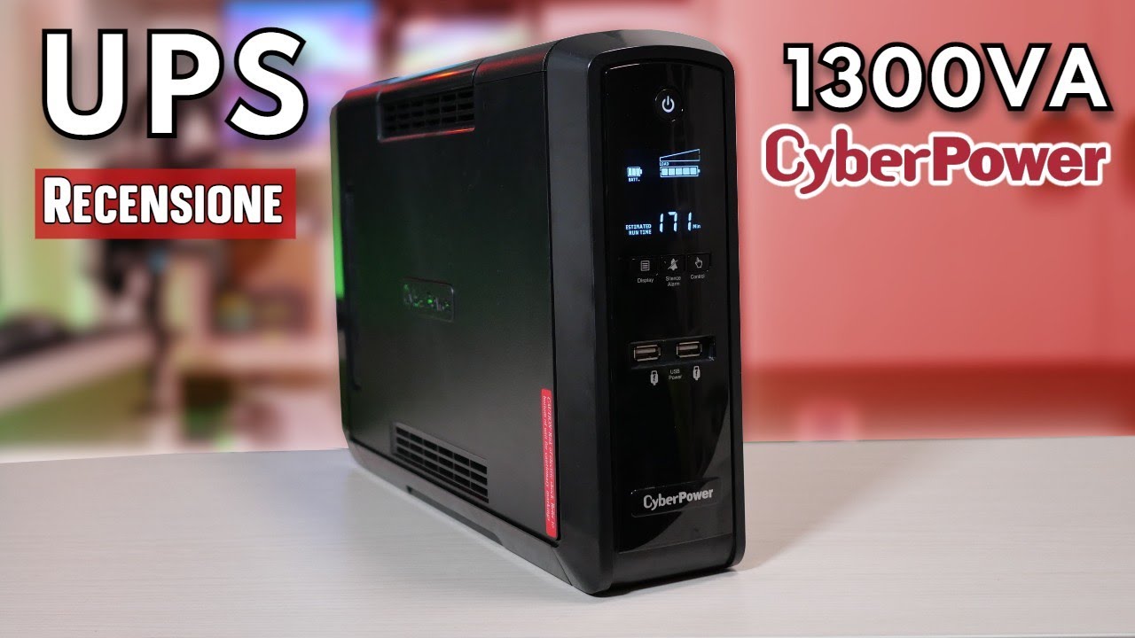 MIGLIOR UPS per PC GAMING! Recensione CyberPower CP1300 - YouTube