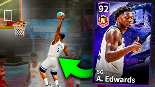 92 OVR ANTHONY EDWARDS POSTERIZING EVERYONE In NBA Infinite!