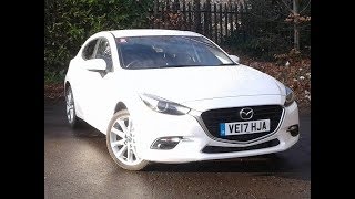 Ve17hja Mazda 3 2 2 D 150ps Sport Nav 5dr In White Youtube