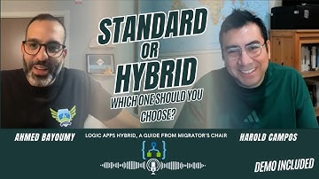 BizTalk to Logic Apps with Harold Campos: Standard or Hybrid, what changes & what maps