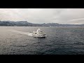 Sea trial of our new bering 72 yacht