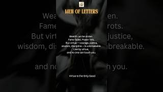 Virtue Is the Only Good #shorts #yt #ytshorts #viral #feedshorts #quotes #king #dexter #best