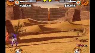 Naruto Ultimate Ninja 4 - Kurenai vs Itachi & PTS Sakura