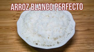 Cómo hacer arroz blanco perfecto #shorts