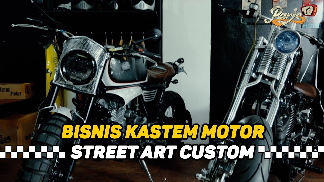 Bengkel Kastem Motor Di Depok Streetartscustom Youtube