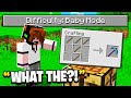 I Trolled Him With BABY MODE in Minecraft