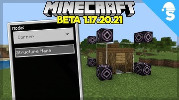 Beta 1.17.20.21: Mode Baru Structure Block: CORNER, + Lainnya! (Minecraft Bedrock)