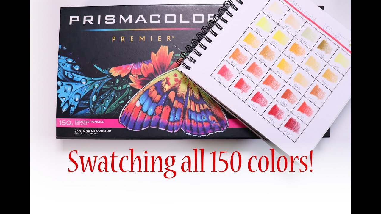 Unboxing and Swatching PRISMACOLOR PREMIER 150 set 