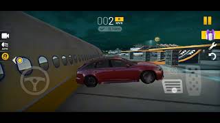 Extreme car driving simulator:car flying scene (AUDI RS6) screenshot 1