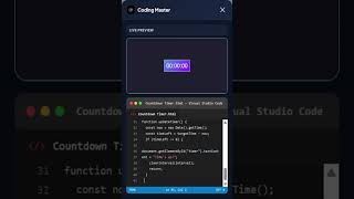 Countdown Timer #coding #programming #developer #css #html #javascript #codingmaster
