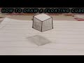 How To Draw A Floating Cube | 3D Drawing