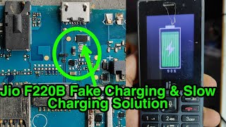 Jio F220B Fake Charging Slow Charging Problem Solution | jio phone charging solution