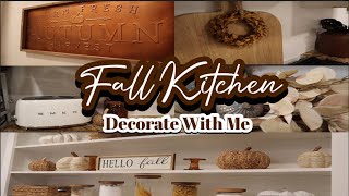 Fall Kitchen Decorate With Me 2022